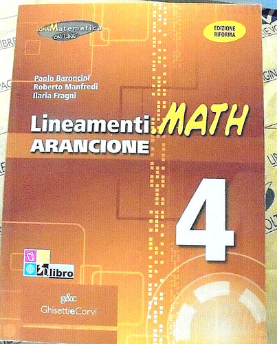 Lineamenti math arancione - lineamenti.math,