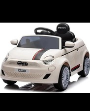 Auto Macchina Elettrica per Bambini Fiat 500 Turbo Challenge con Telecomando