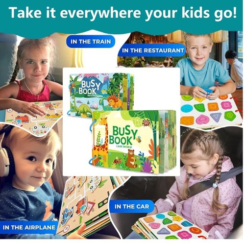 Libro occupato montessori - ​libro,
