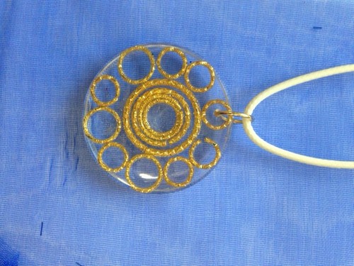 Ciondolo con anelli - ciondolo ,