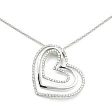 Girocollo Recarlo in oro bianco 18 ct 750 e diamanti ZP 614/B