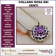 COLLANA  ROSA DEI VENTI PIETRE