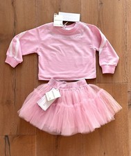 Monnalisa - Set dolce in felpa con gonna in tulle