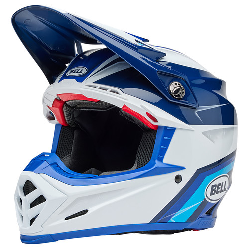 Casco motocross flessibile