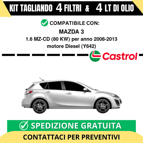 Tagliando per mazda 6 - per, 1.6