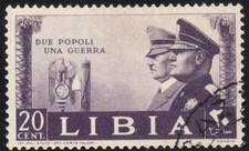 ITALIA Colonia LIBIA 1941 -173- Usato 20 c. Fratellanza d'armi #S#JLI