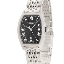 Orologio automatico donna Longines Evidenza L2.142.4, quadrante nero, usato dal Giappone