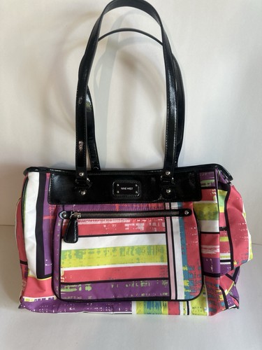 Borsa donna nine west righe - borsa, a