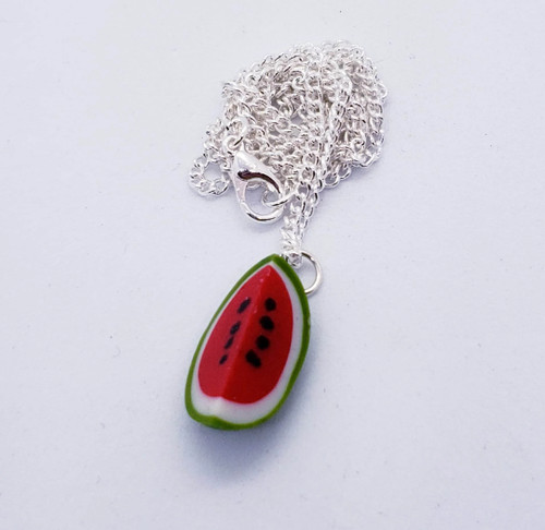 Collana unica anguria fatta - anguria, a