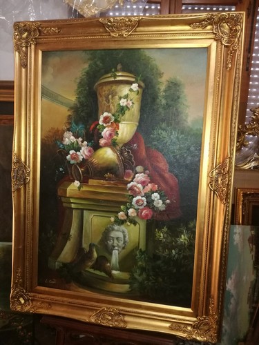 Quadro olio tela dipinto - ,