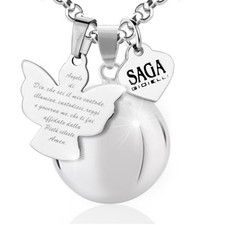 NOEMI GIOIELLI COLLANA CHIAMA ANGELI BOLA MESSICANA ANGELO PREGHIERA