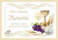 Cialda prima comunione - prima,