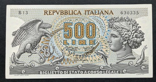 500 lire aretusa decr - aretusa,
