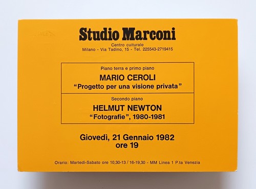 Mario ceroli helmut newton - mario, ceroli/helmut