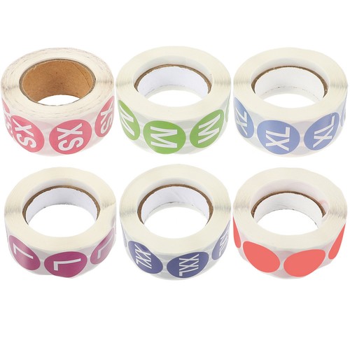 Rolls size stickers - 6,