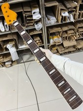 20 tasti manico basso elettrico acero jazz bass fender 34 pollici blocco palissandro intarsio...