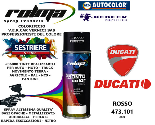 Vernice rosso ducati 473 - vernice,