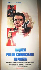 LOCANDINA    ORIGINALE  FILM    " REQUIEM   PER   UN  COMMISSARIO....... "