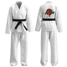 Autentico vestito cosplay karate bambino Daniel Larusso - costume vestito fantasia ragazzo