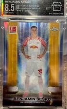 Benjamin Sesko [Rifrattore Oro] #UB-5 2023 Topps Chrome Bundesliga Ultrabeam 8.5