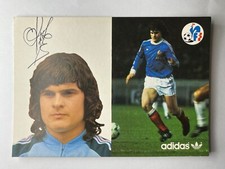DIDIER SIX-Nazionale FRANCIA 1979-Euro 80-FFF-VfB Stoccarda-Mulhouse-AK