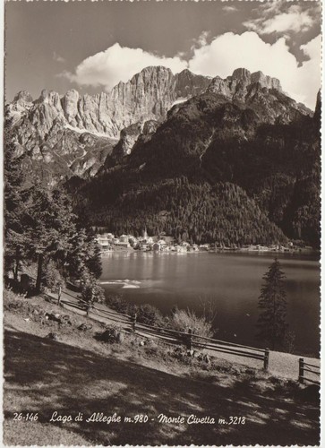 Lago alleghe monte - -,