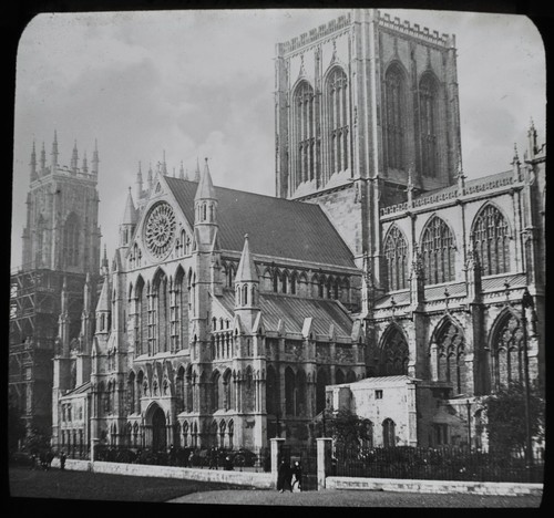 Antique magic lantern slide - antique,