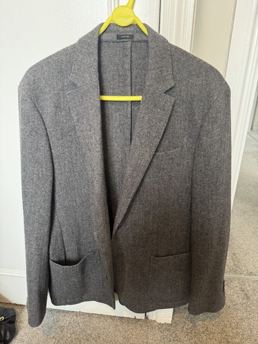 Massimo dutti wool blazer grey - dutti,