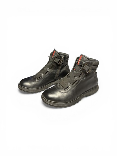 Prada mens black leather - black,