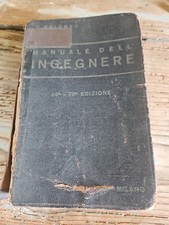 1939 Hoepli Manuale Dell'ingegnere Civile Industriale Giuseppe Colombo 70a Ed.