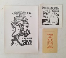 ♥ LOTTO 3 EX LIBRIS LORENZO