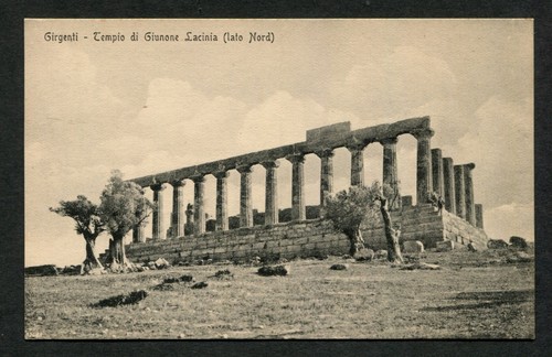 F017 cartolina girgenti - cartolina,