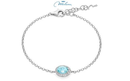 Miluna bracciale gemma del - miluna,