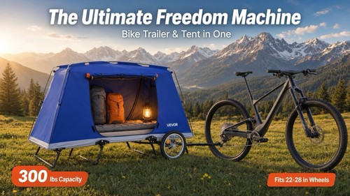 Tenda rimorchio bici camper - tenda,