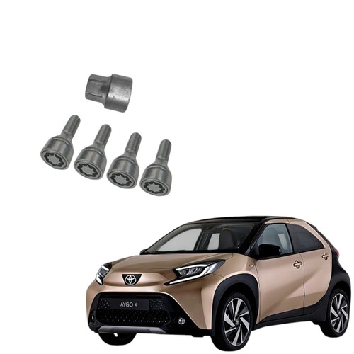 Kit bulloni antifurto toyota - kit,
