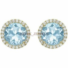 Naturale Topazio Blu Gemma Con