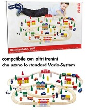 Trenino di legno grande, 100