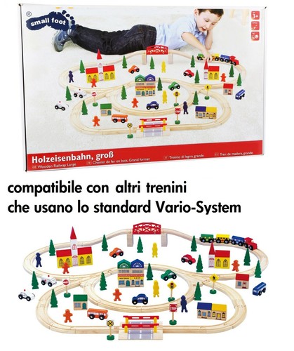 Trenino legno grande 100 - di,