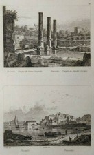 Stampa antica veduta - antica,
