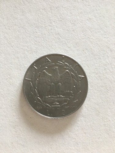 Moneta lire 1939 vittorio - moneta,