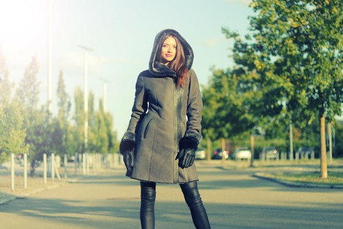 Cappotto pelle pelliccia - in, in