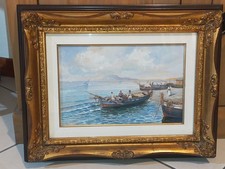 MARINA NAPOLETANA CON BARCHE E