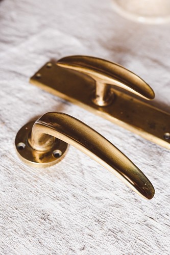 Maniglia per porta - , oro