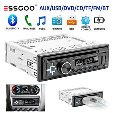 Lettore CD DVD MP3 autoradio USB Bluetooth AUX ingresso radio FM 1 DIN SD schede