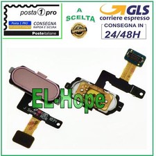 TASTO CENTRALE HOME SAMSUNG GALAXY J5 J7 2017 J530 J730 SENSORE IMPRONTA ROSA