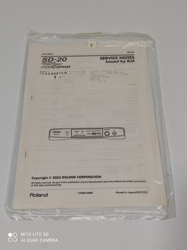 Edirol studio canvas - sd-20,