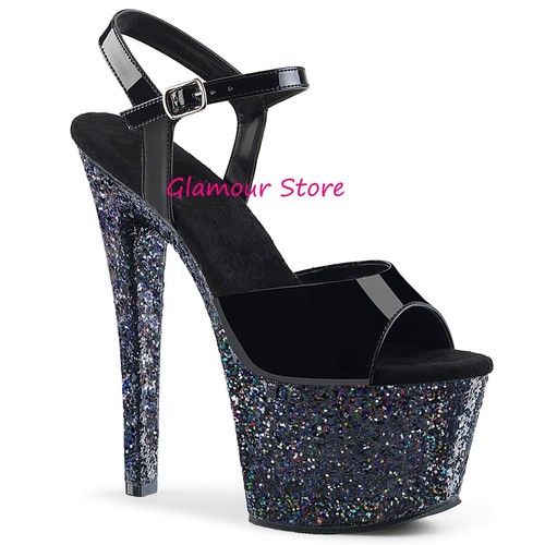Sexy sandali glitter tacco - sexy,