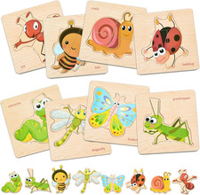 Puzzle Legno Bambini 1 2 3 4