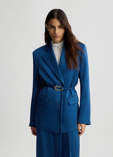 Liu black blazer blu con - liu,