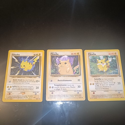 Carte pokemon pikachu prima - pokemon,